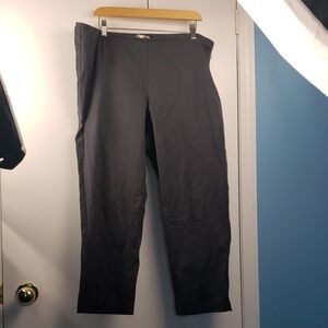 Eileen Fisher Organic Cotton Gray Pants Size Large